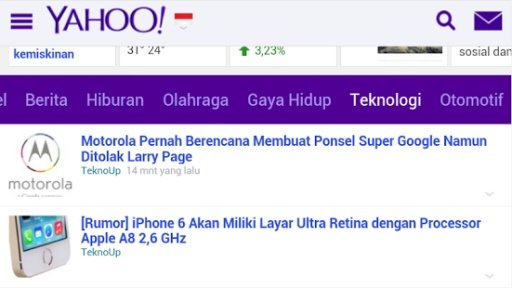 Yahoo Indonesia截图2