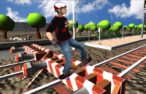 Train Surfer Skater Longboard截图2