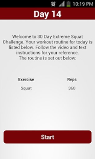 30 Day Extreme Squat Challenge截图6