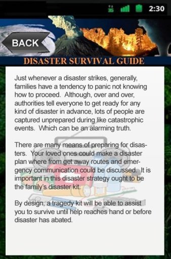 Disaster Survival Guide App截图8