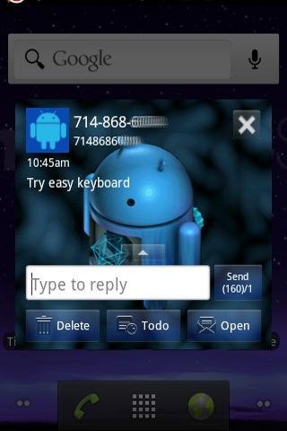 Ultimate ICS Go SmS Pro Theme截图3