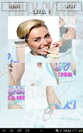 Miley Cyrus Puzzle HD截图4