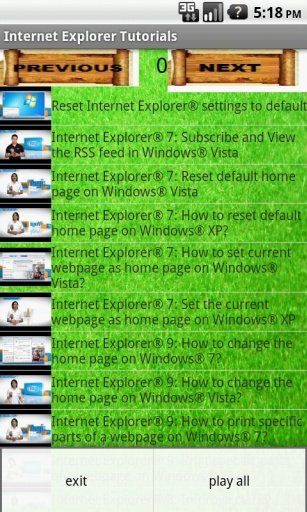 Internet Explorer Browser Tutor截图8