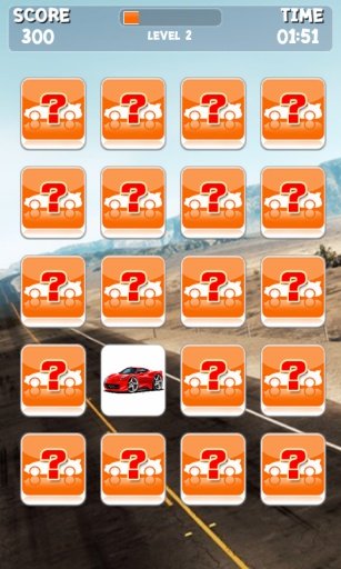 Sport Car Memory Game截图6