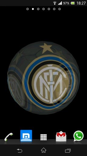 Ball 3D Inter Milan LWP截图7