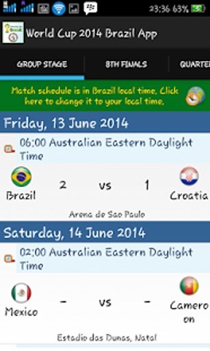 World Cup 2014 Brazil App截图3