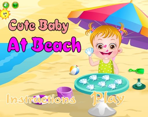 Cute Baby At Beach截图4