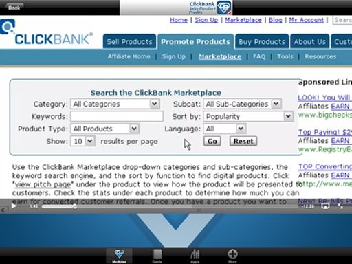 Clickbank的利润的秘密免费截图1