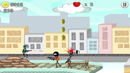 Doodle SWAT Team Sniper Games截图5