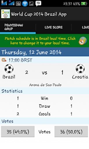 World Cup 2014 Brazil App截图6