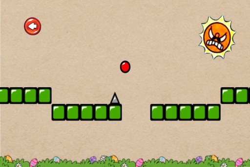 Red Bouncing Ball Spikes II截图6