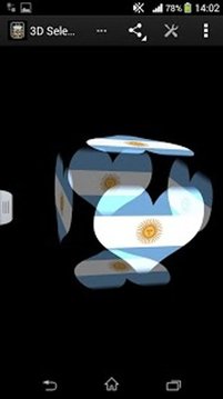 3D Argentina Football LWP截图