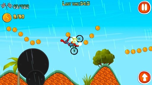 Spidy Man BMX截图2