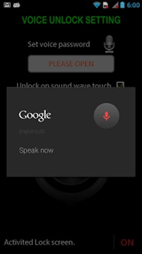 Voice Screen Lock截图5