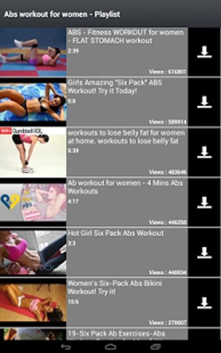 Abs workout for women截图2