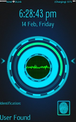 Voice FingerPrint Lock Screen截图4