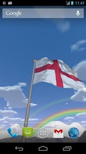 360° England Flag Live Wall截图5