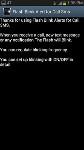 Flash Blink Alert for Call/Sms截图2