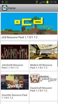 Resource Packs Minecraft PC截图