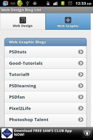 Web Design Blogs List截图3