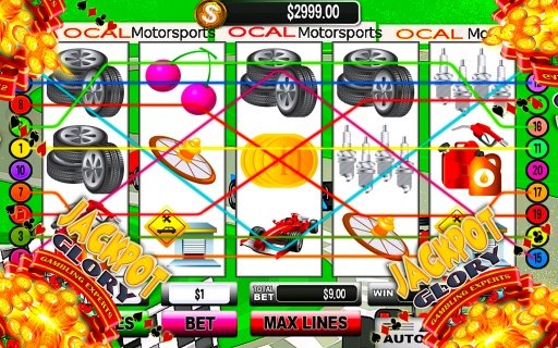 Racing Airborne Casino Slots截图2