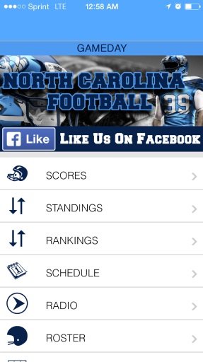 North Carolina Football STREAM截图1