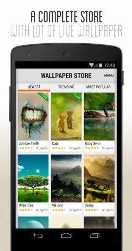 3D Parallax Wallpaper Store截图6