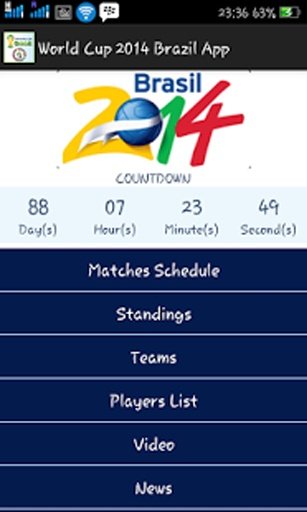 World Cup 2014 Brazil App截图10