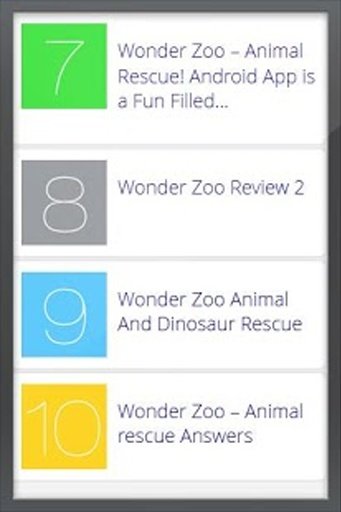 Wonder Zoo Animal Guide截图5