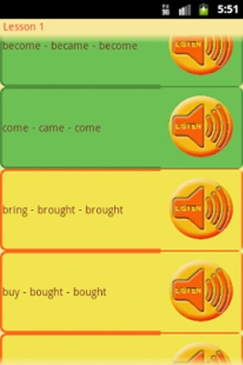 English Irregular Verbs 1 - 3截图9