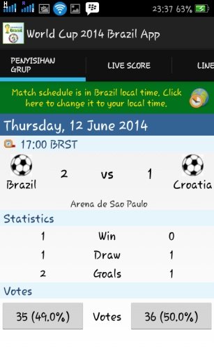 World Cup 2014 Brazil App截图1