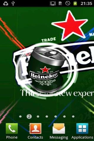 Heineken Beer Free LWP截图2