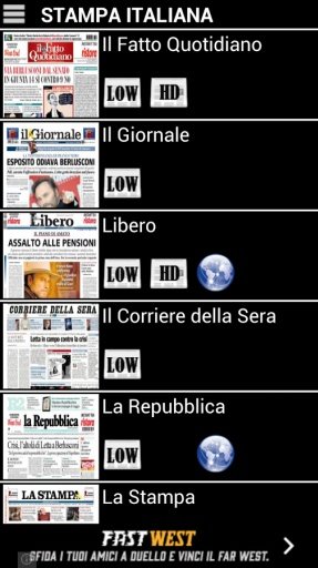 Notizie da Prima Pagina截图5