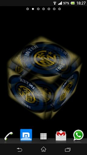 Ball 3D Inter Milan LWP截图1