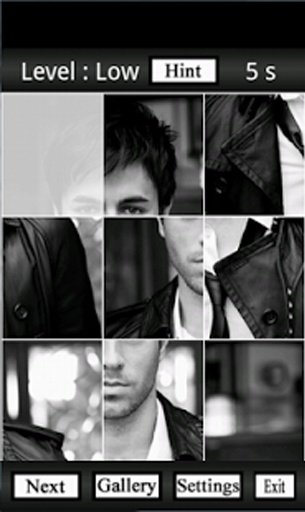 Enrique Iglesias Puzzle Slider截图5