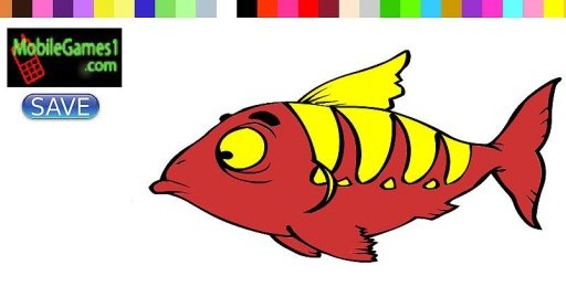 Big Fish Coloring Game截图4