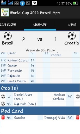 World Cup 2014 Brazil App截图4