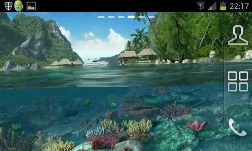 Tropical Sea 3D Live Wallpaper截图1