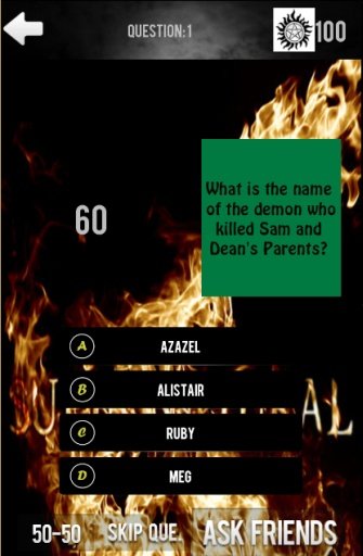 Supernatural Quiz Game截图1