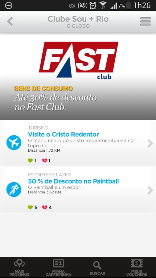 Clube sou+rio O Globo截图2