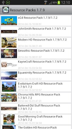 Resource Packs Minecraft PC截图4