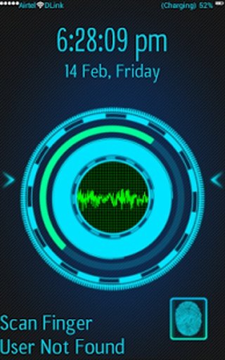 Voice FingerPrint Lock Screen截图3