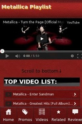 Metallica Playlist截图1