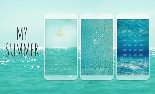 My Summer Buzz Launcher Theme截图4