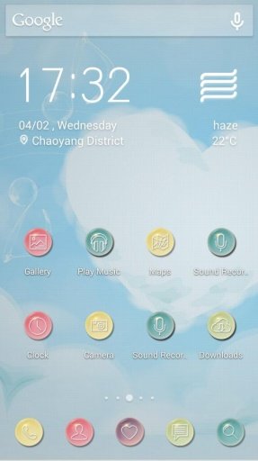 Solo Launcher Bubble Theme截图5