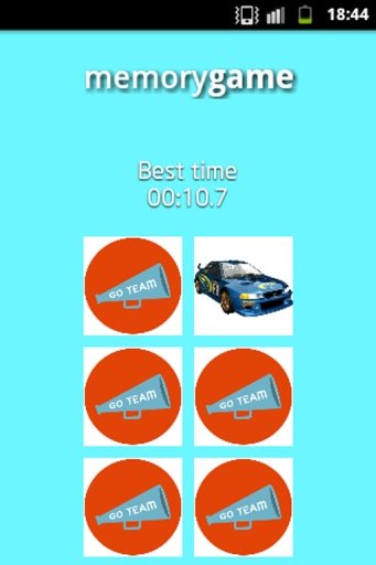 Racing Cars Memory Game截图4