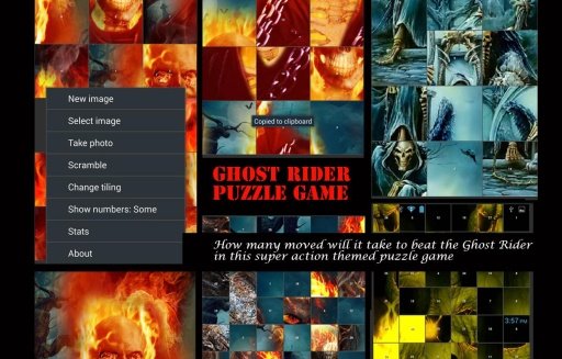 Ghost Rider Puzzle Game截图5