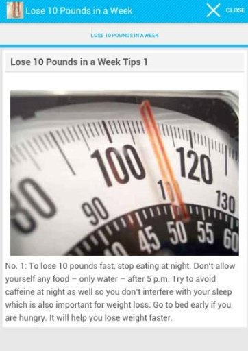 Lose 10 Pounds in a Week截图2