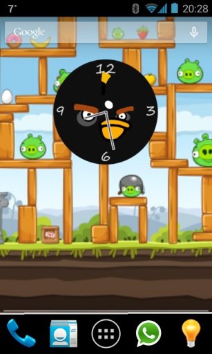Angry Birds Black Clock截图3