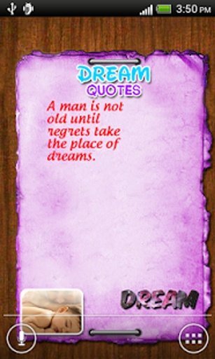 Dream Quotes Live Wallpaper截图1